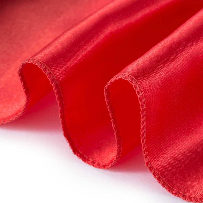  Rectangular Satin Table Runner, Red