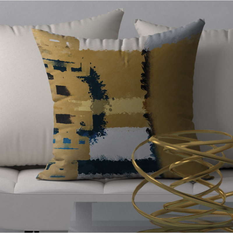 Reversible Throw Pillow, 20" H x 20" W