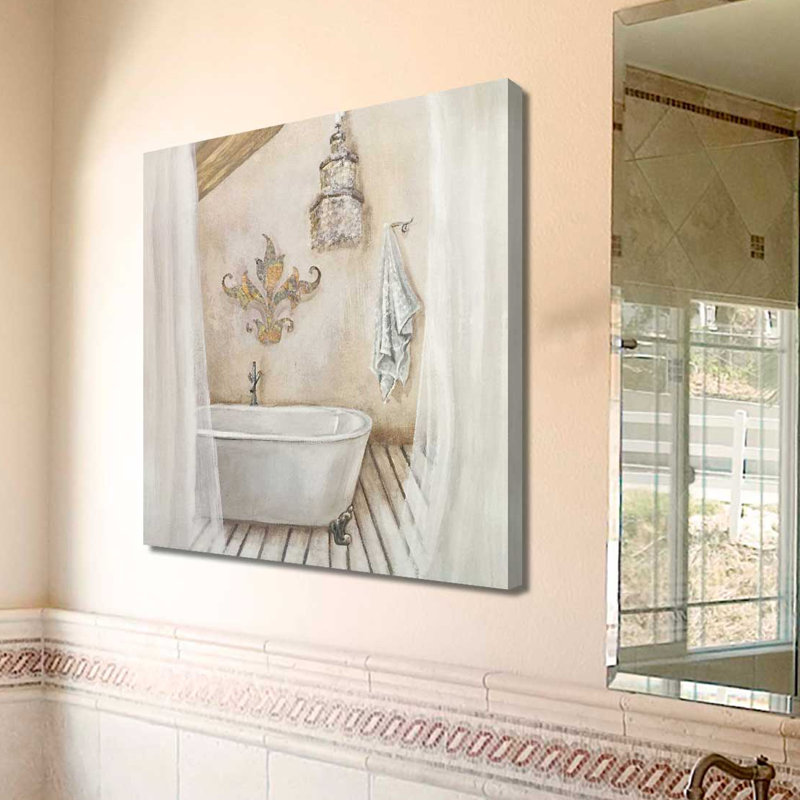 Crystal Bath II - impression sur toile tendue, H 18" x l 18" x P 1"