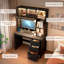 MDF Computer Desk with Built-In Electrical Outlet-350558314