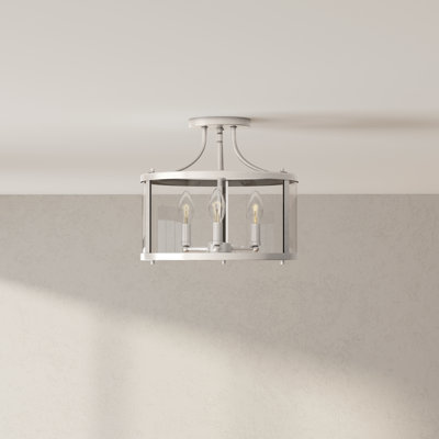 Parmley Glass Semi-Flush Mount Light
