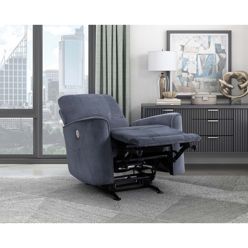 Chaise berçante inclinable 1 pièce, Gris foncé