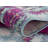Comfort Gray Ivory And Magenta Abstract Runner Rug-2006002384
