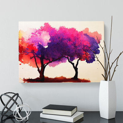 Watercolour Tree Painting Vol.4 - Wrapped Canvas