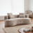 Linen Modular Sectional Sofa with Metal Legs, 3-Seat Couch with Customizable L-Shape Layout for Small Apartments – Medium Firm, Easy Assembly-1850905770