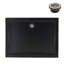 Base de douche en acrylique noir brillant avec drain à droite 48 po x 36 po Streamline NT-2132-48BL-RH, bonde incluse-124455828