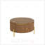 Table basse moderne avec 2 grands tiroirs, rangement spacieux et design élégant pour le salon