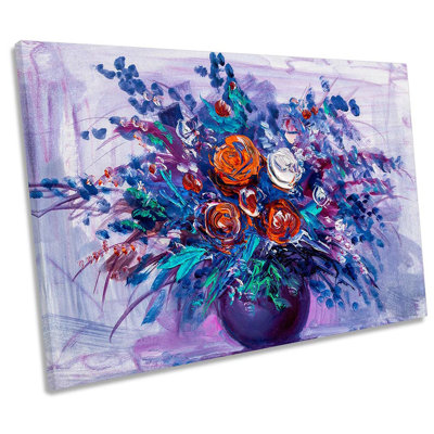 Bouquet Of Roses - Wrapped Canvas Art Prints