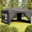 Aliodija 3m x 3m Steel Patio Gazebo-1901186547