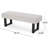 Ashford Boho Fabric Bench Great Deal Furniture Boho Fabric Bench, Black Print