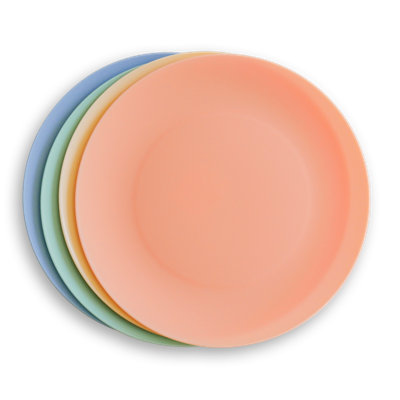 Charlz Polypropylene Dinner Plate - Multicolour - Set of 4