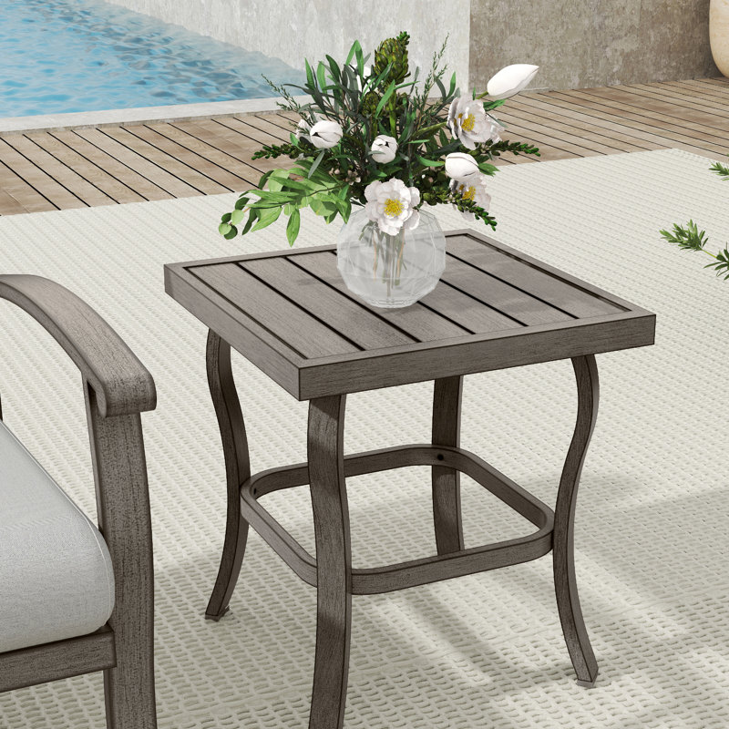 Nettleton 1-Piece Aluminum Outdoor Side Table