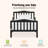 Classic Toddler Solid Wood Bed-476570239