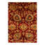 Tapis rouge en laine unique 11 pi 11 po x 12 pi 6 po Erselle