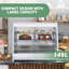 Vitrine de réfrigérateur de comptoir 5,3 pi cu