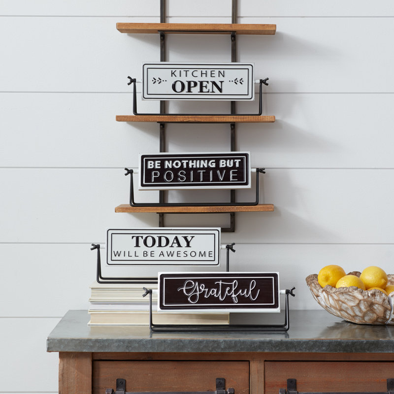 Ensemble de plaques décoratives réversibles 4 pièces Etonna
