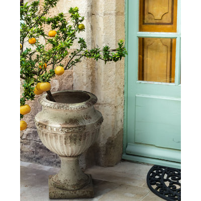 DESKATI Handmade Ceramic Urn Planter