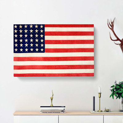 Thirty-Six Star Flag Of The USA - Wrapped Canvas Painting