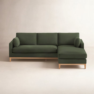 Pierre Velvet Chaise Sectional