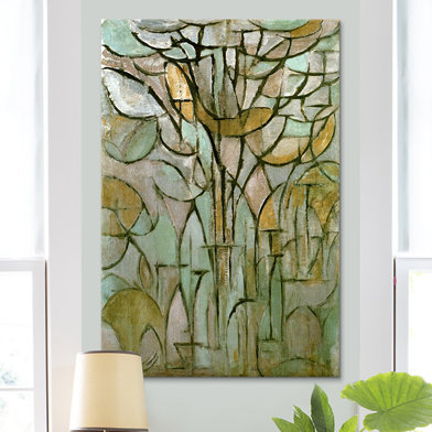 « Tree, 1912 » par Piet Mondrian - impression, Toile, H 18 po x l 12 po x P 1,5 po