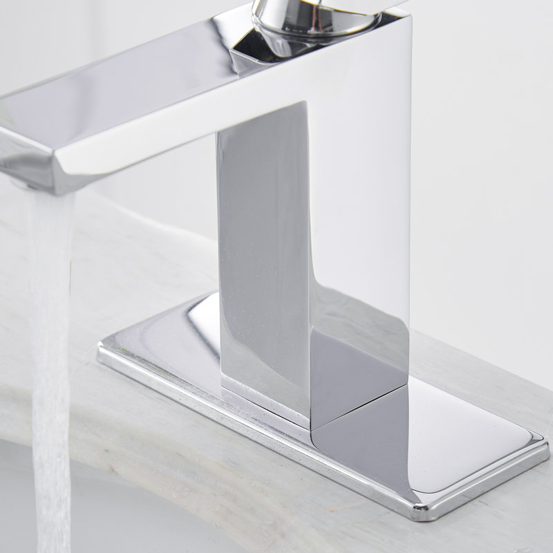Single-Hole Single-handle Bathroom Faucet, Polished Chrome