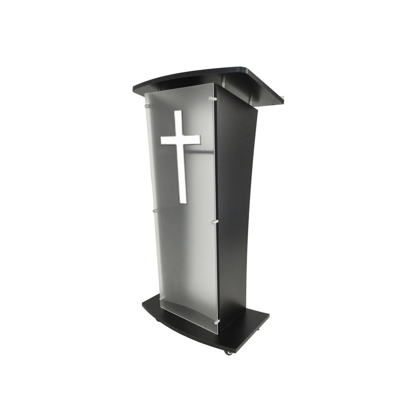 Porte-gobelet en acrylique noir plexiglas