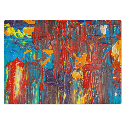 Tempered Glass Art Painting Vol.58 Chopping Board