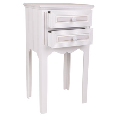 Pande 38 cm W Bedside Table