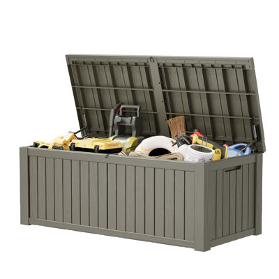 Boîte de rangement d'extérieur en résine 200 gallons