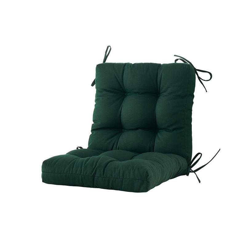 Coussin de siège / de dossier d'intérieur / d'extérieur, Vert foncé