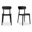 Kent Outdoor Dining Chair Navy - Set Of Two-1235541624
