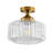 1-Light Semi Flush Mount Ceiling Light