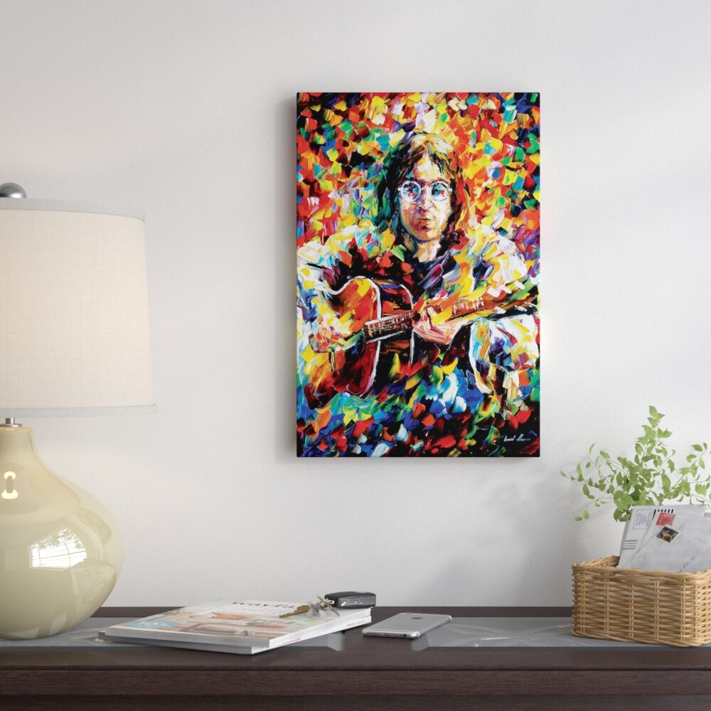 Winston Porter John Lennon On Canvas by Leonid Afremov Gallery-Wrapped ...