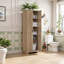 Armoire de rangement en panneau de fibres à densité moyenne 23,3 po x 16,9 po x 71,2 po avec tablettes réglables pour l'organisation de la salle de bain, du bureau et de la maison-275039916