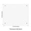 Pre-Drilled Tempered Glass Splashback for Cookers