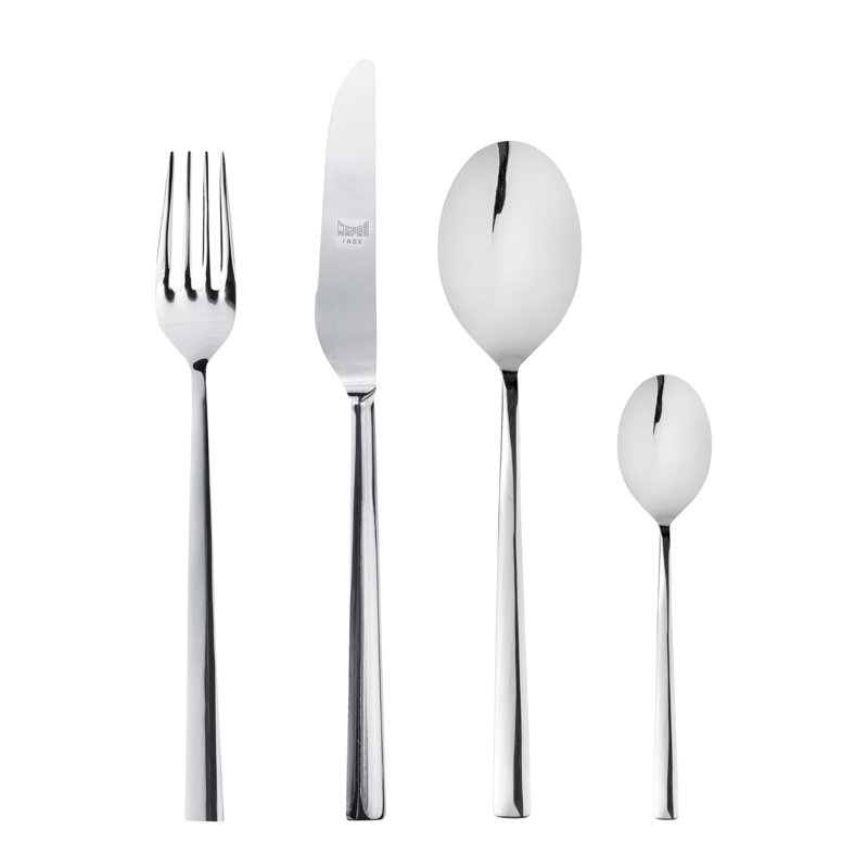 Ensemble de couverts Atena - 24 pièces - Acier inoxydable