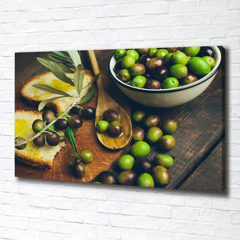 Olives - Wrapped Canvas Print