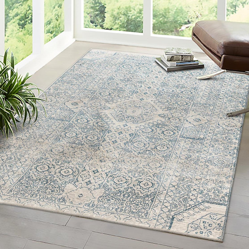 Alize Grey Area Rug, Rectangle 2' x 3'1"