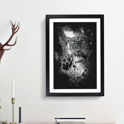 Bright Eyed Leopard - Framed Print