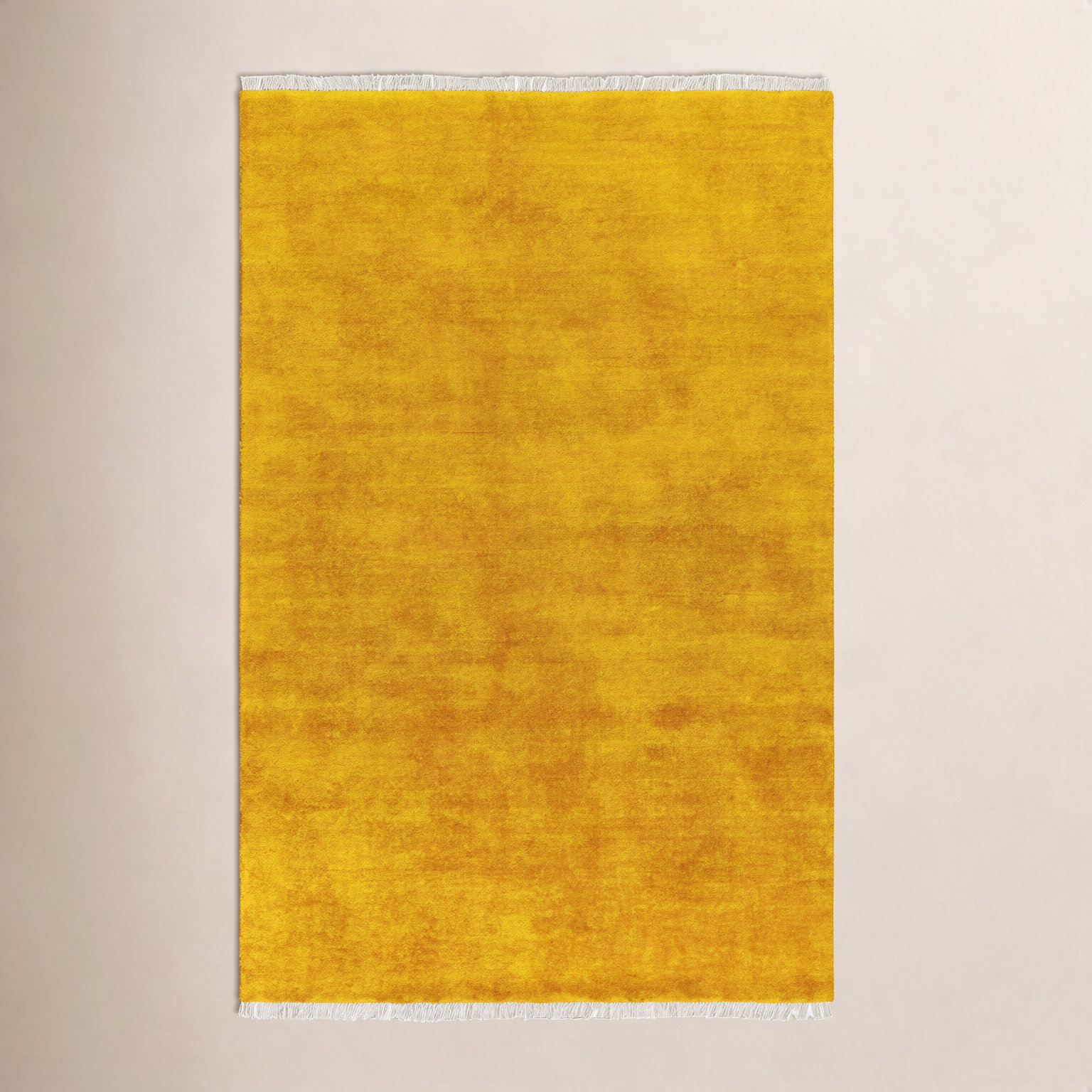 Clio Hand-Woven Beige Wool Rug, Rectangle 8' x 10'