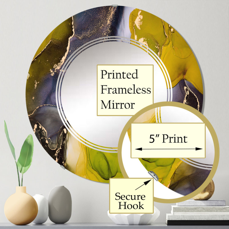 Miroir de salle de bain sans cadre, 24 po x 24 po