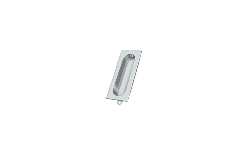 Flush Cup / Bin Pull, Polished Chrome
