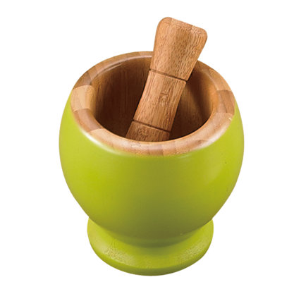 Herschel Wood Mortar And Pestle Set