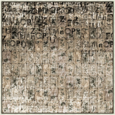 Type Block " Type Block 2 " by Thom Filicia Painting Print