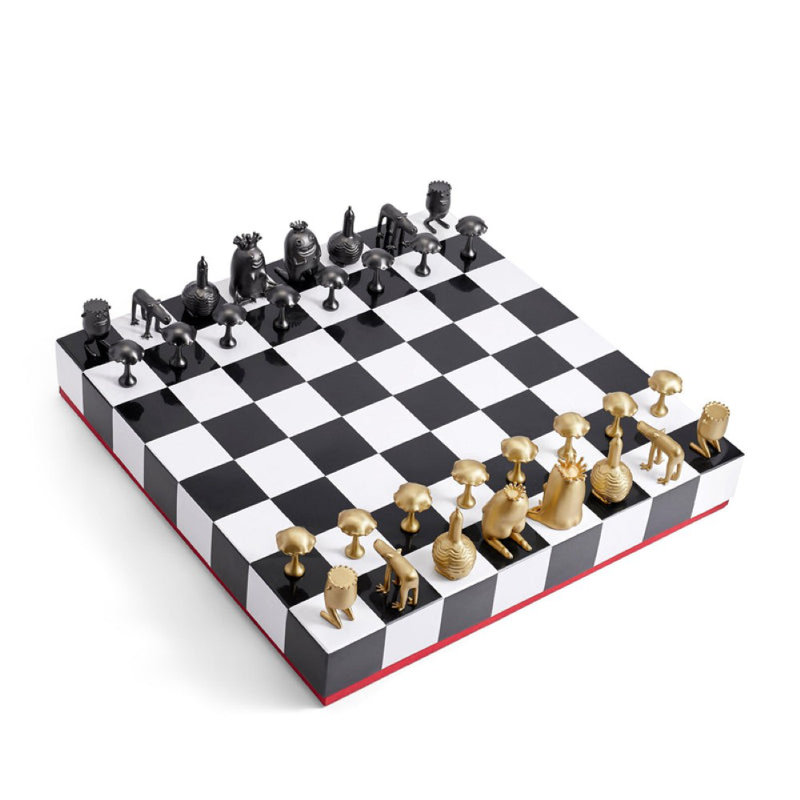 Haas Chess Set - Black + White