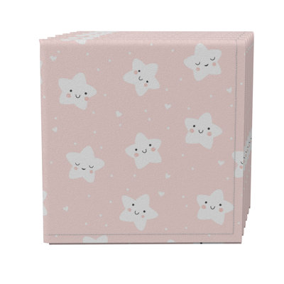 Cotton Twill Abstract Square Napkin