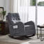 Chaise berçante rembourrée capitonnée Faymon-349274079