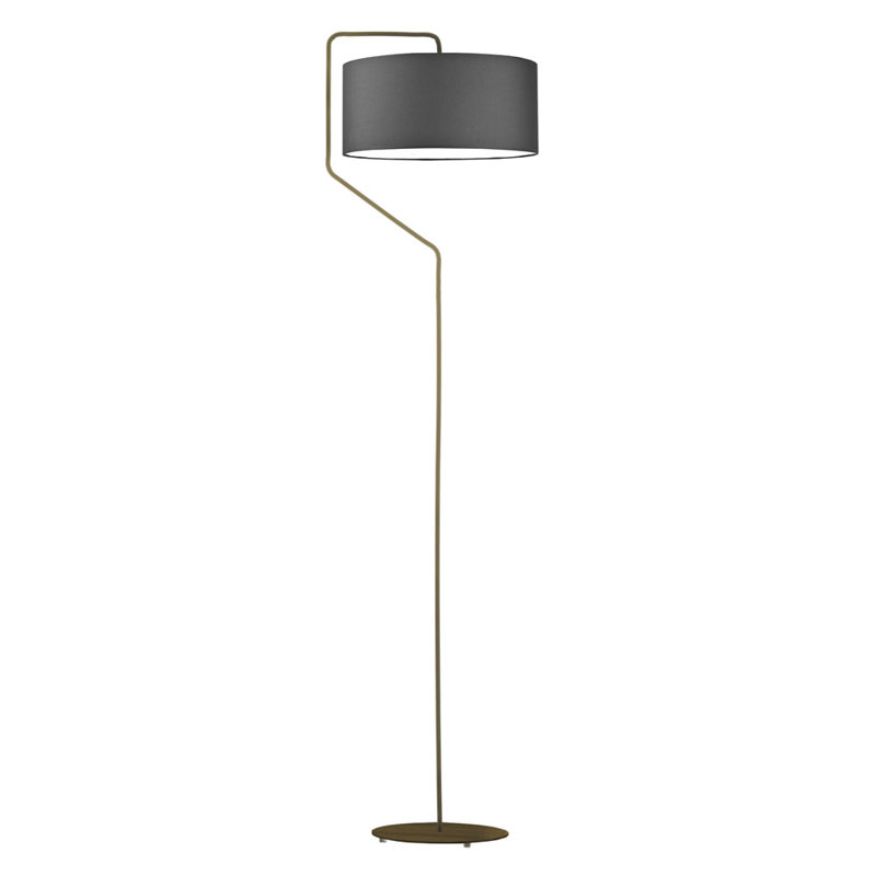 Eleanore 156cm Traditional Floor Lamp, Graphite