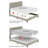 Bralee Upholstered Wingback Bed-983382303-983382300