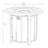 30" Propane Gas Fire Pit Table